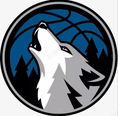 NBA明尼苏达森林狼队标志图标图标