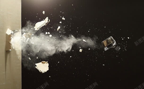 破碎木板的手机海报背景jpg设计背景_新图网 https://ixintu.com 手机 木板 海报 破碎 背景