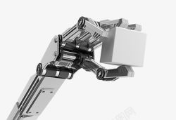 自动操作金属机械手臂高清图片