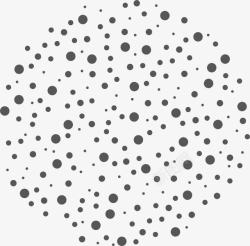 灰色波点装饰图案矢量图素材