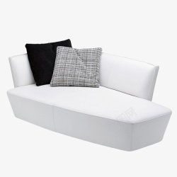 方格枕头简单舒适的沙发实物高清图片