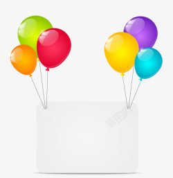 生日祝贺气球吊牌高清图片