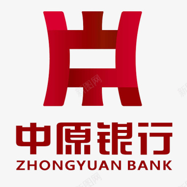 红色中原银行logo标志图标图标