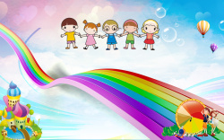 可爱幼儿园海报可爱幼儿园招生海报背景高清图片