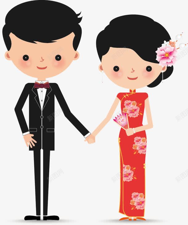 婚礼png免抠素材_新图网 https://ixintu.com 婚庆 婚庆素材 情侣 清新 爱人 请帖