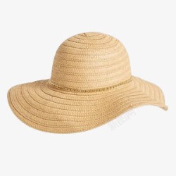 沙滩海报草帽遮阳帽素材
