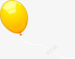 玩具青少年活动黄色卡通气球高清图片