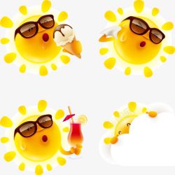 ip形象设计太阳卡通形象装饰高清图片