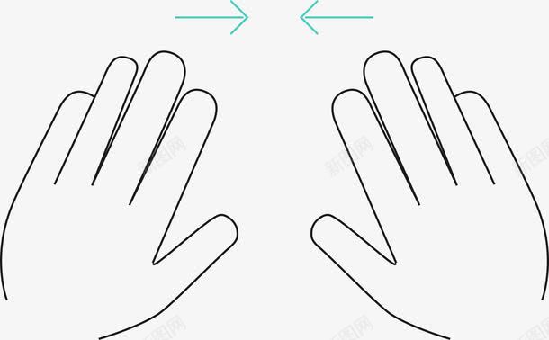 卡通手掌触屏图标png_新图网 https://ixintu.com touch touch手势 上下滑动 图标 圆环 手势 手势图标 手指 扫描 滑动 点击 箭头 触屏 触屏手势 高科技