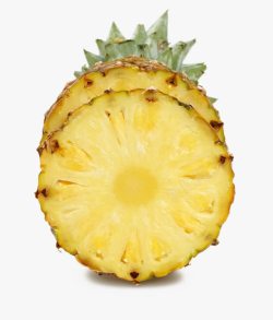 切片菠萝新鲜的菠萝水果高清图片