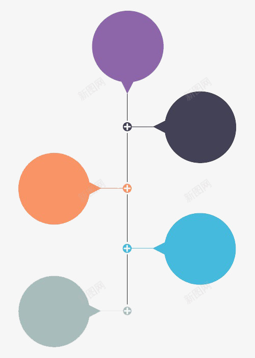 彩色气球竖向时间轴装饰图案png免抠素材_新图网 https://ixintu.com 彩色风格 时间轴 气球 竖向 竖向时间轴 简约风格 装饰图案