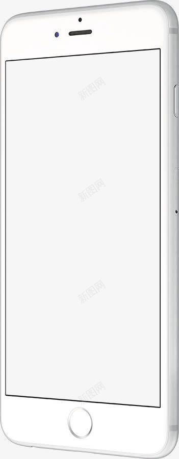 白色苹果手机png免抠素材_新图网 https://ixintu.com iPhone手机 手机 数码产品 模型机 白色 苹果手机