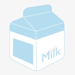 蓝色盒装香皂牛奶高清图片