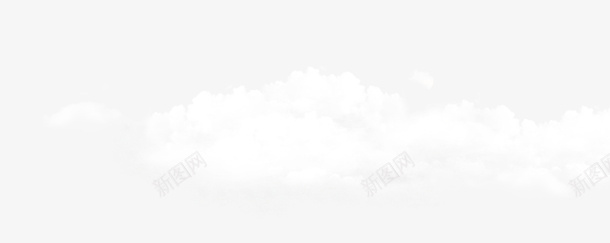 白色云雾装饰png免抠素材_新图网 https://ixintu.com 云朵 云雾 漂浮 白色
