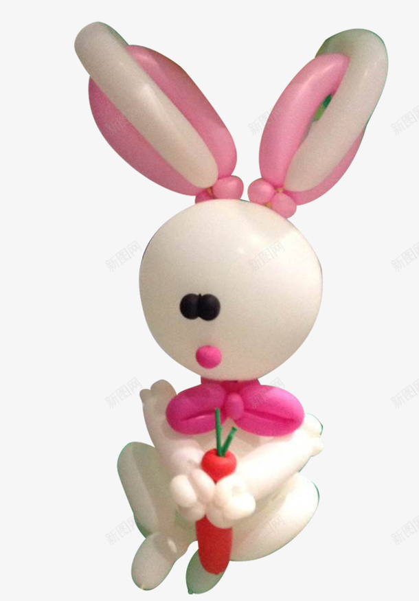 兔子气球造型png免抠素材_新图网 https://ixintu.com 价格低廉 兔子 创意 可爱 商品 气球 气球造型 气球造型PNG 造型