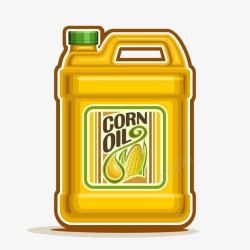 鲁花玉米油油油桶里的玉米油高清图片