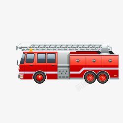 全国消防红色的消防车高清图片