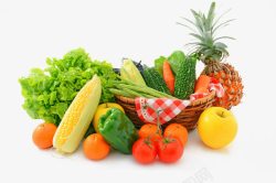 新鲜健康蔬菜瓜果素材