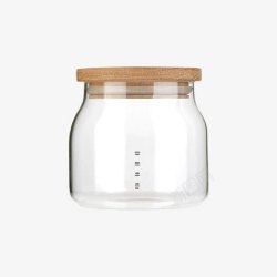 防潮密封罐日式玻璃储物罐高清图片