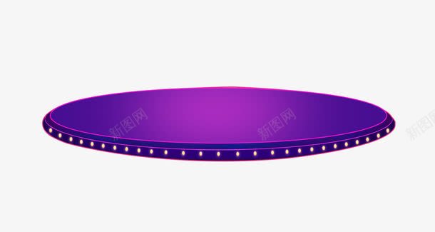 产品展示台png免抠素材_新图网 https://ixintu.com 展示台 平台 活动元素 紫色