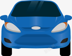 福特车系正面蓝色卡通风格福特高清图片