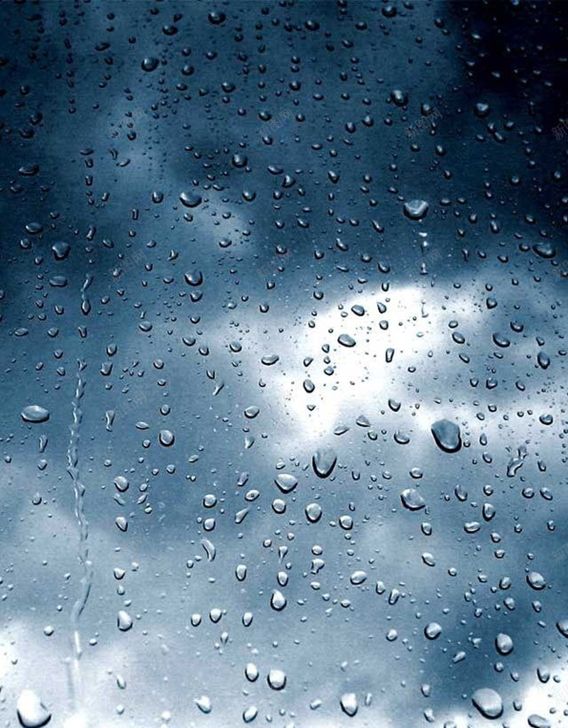 质感深蓝色玻璃雨珠背景jpg设计背景_新图网 https://ixintu.com 乌云 场景 夏季暴雨 忧伤 深蓝色 简约 质感 雨 雨天 雨季