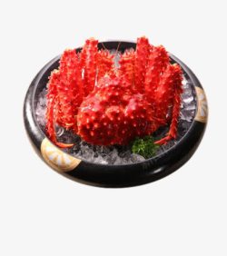 海鲜食品冷冻鲜活冻帝王蟹高清图片