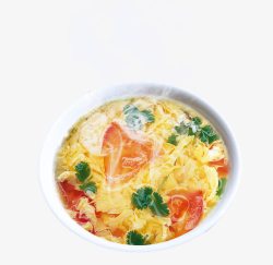 小吃汤类实物番茄紫菜蛋汤高清图片