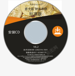 光盘盘面安装CD盘面矢量图高清图片