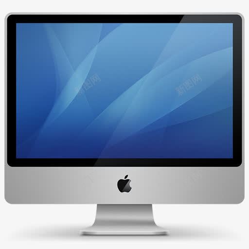 蓝色渐变桌面苹果电脑图标png_新图网 https://ixintu.com 桌面 渐变 电脑 苹果 蓝色