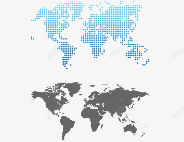 世界地图商务png免抠素材_新图网 https://ixintu.com 世界 商务 地图