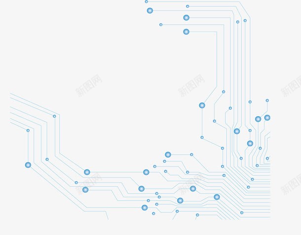 科幻电路板png免抠素材_新图网 https://ixintu.com 彩色电路板 接线图 电路板图形 电路板贴图 电路板边框 电路板零件 电路版 科幻电路板