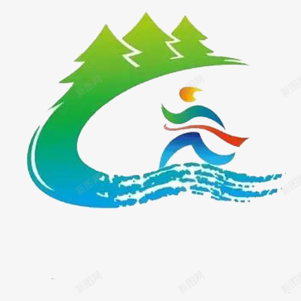 森林马拉松跑步图标png_新图网 https://ixintu.com logo生成器 健康 森林 跑步 跑步logo 马拉松logo