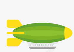 航空气球卡通简约彩色飞艇装饰高清图片