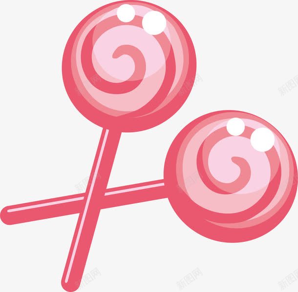 棒棒糖png免抠素材_新图网 https://ixintu.com AI 卡通 可爱 手绘 棒棒糖 甜蜜 粉色 糖果 线条