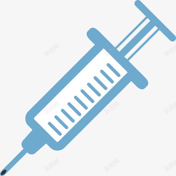 蓝色注射器图标png_新图网 https://ixintu.com 医药 注射器 生物医药 生物医药产业 生物医药展板 生物医药广告 生物医药整容