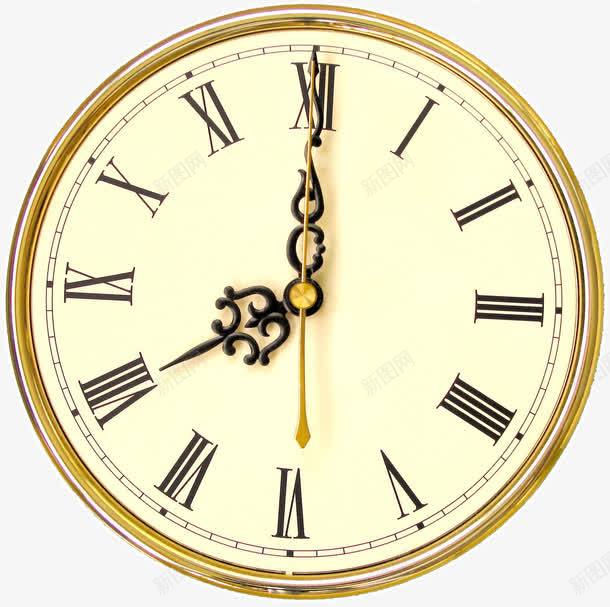 欧式钟表png免抠素材_新图网 https://ixintu.com 指针 整点时刻 时针 时间