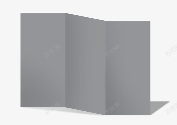 折叠纸模板png免抠素材_新图网 https://ixintu.com 折叠纸 模板 灰色 网页设计