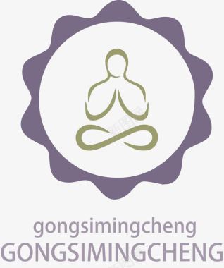 瑜伽logo图标图标