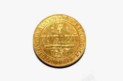 金色反光的1835年份的古代硬素材
