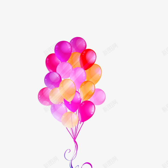 花束卡通气球png免抠素材_新图网 https://ixintu.com 卡通气球 气球 礼物 花束气球