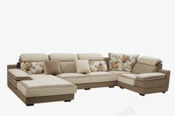 褶皱皮质沙发欧式高端沙发皮质高清图片