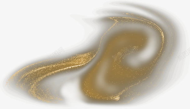 鎏金的金色特效光png免抠素材_新图网 https://ixintu.com 光芒 抽象 梦幻 流线的金色 特效光 金属 金色 魔术光影