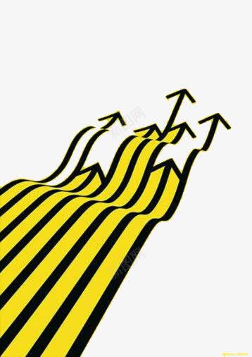 黄色线条装饰png免抠素材_新图网 https://ixintu.com 上升 上升线 上市 企业 指标 箭头 箭头涨价 线条 股票 财富 金融 黄色上升线