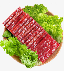素肉小吃靖江肉干高清图片