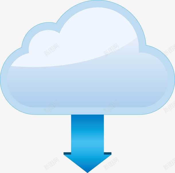 云端数据图图标png_新图网 https://ixintu.com 下载 云图标 云存储 云服务 云服务器 云服务图标 云朵 云端 云端服务 云计算机 互联网 微云 数据 矢量云朵 箭头