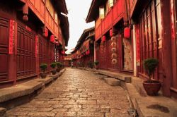 中国古镇街景素材