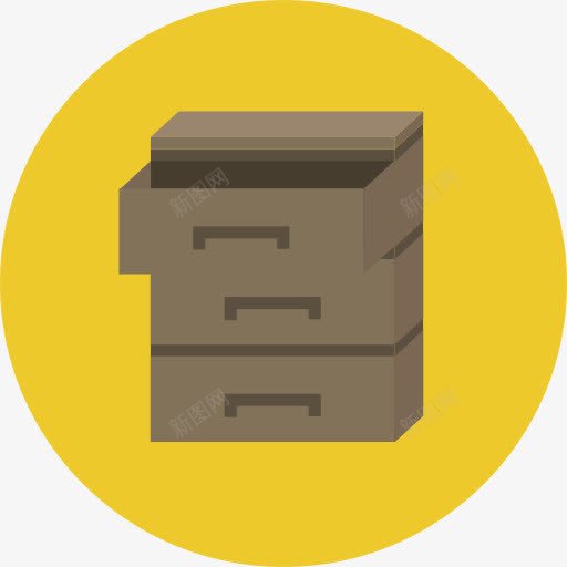 档案图标png_新图网 https://ixintu.com 仓储 办公资料 家具和家居 文件 文件柜 档案