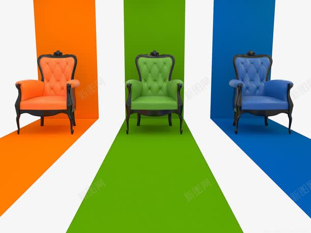 彩色沙发png免抠素材_新图网 https://ixintu.com 产品实物 古典 家居 时尚家具 桌子坐椅 橙色 欧式沙发 沙发 绿色 蓝色 高档家具 高贵椅子座椅