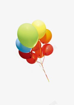 五彩气球氢气球素材
